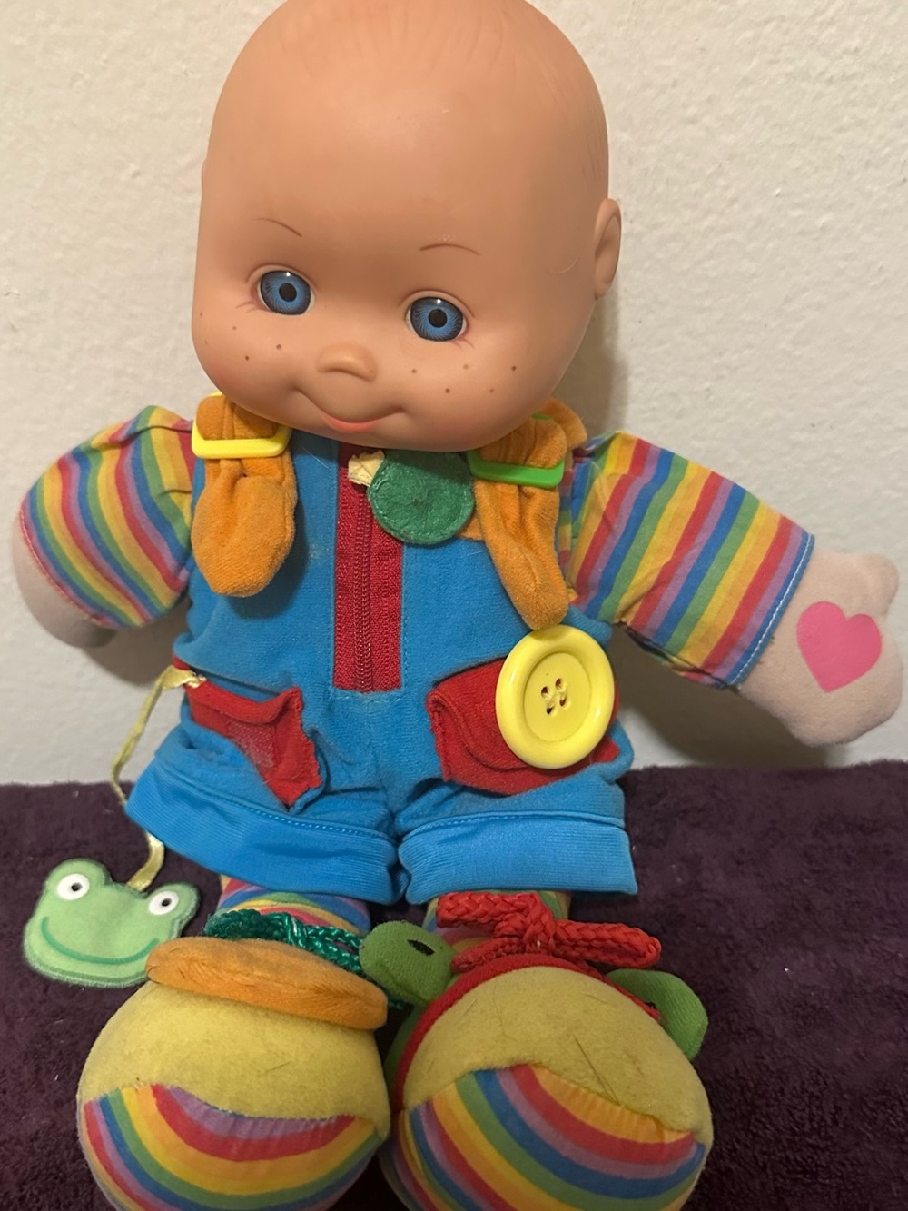 Cititoy 2006 toy doll  14 inch pack n. Play vintage rare htf